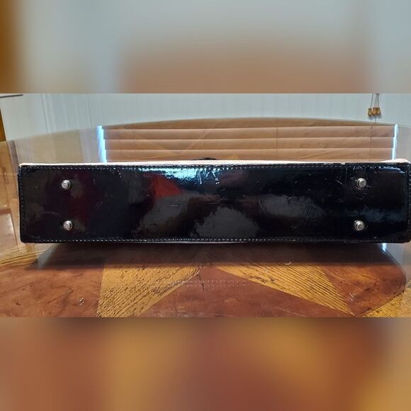 Original Glenda Gies Pink Rose Handbag Purse with Square Latch - Picture 6 of 15